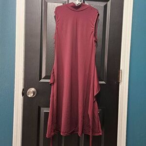 Weissman NWOT adult medium maroon dance costume jazz lyrical tap contemporary so